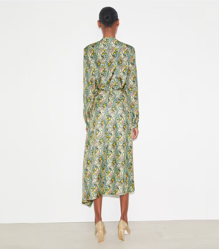 Silk Wrap Skirt - Image 3