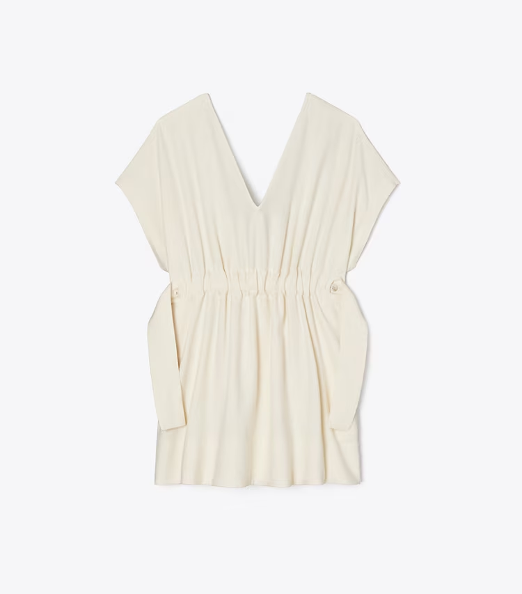 Belted Linen Dress