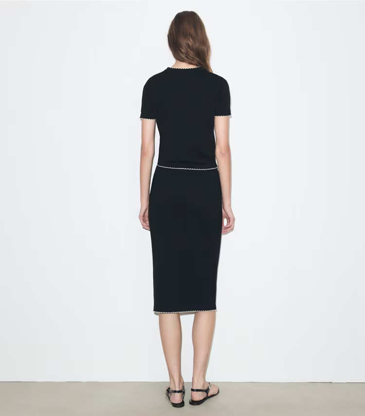 Wool Scalloped Skirt - Image 3