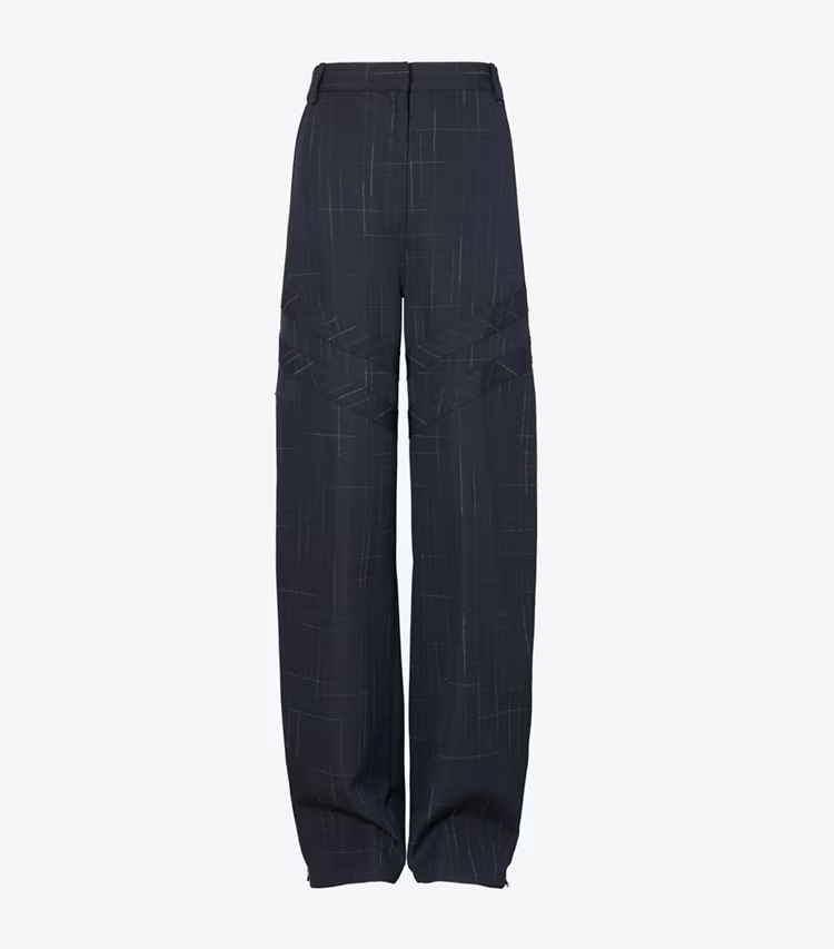 Wide-Leg Wool Pant