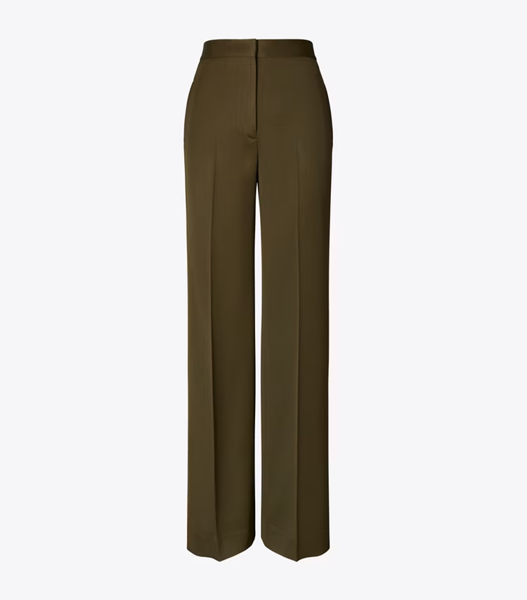 Wide-Leg Wool Pant