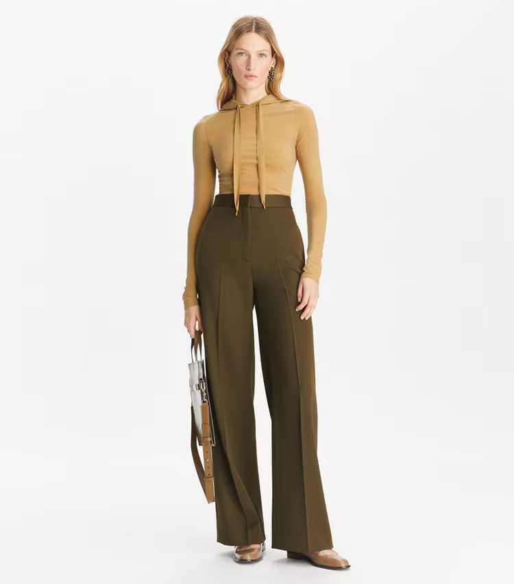 Wide-Leg Wool Pant - Image 2