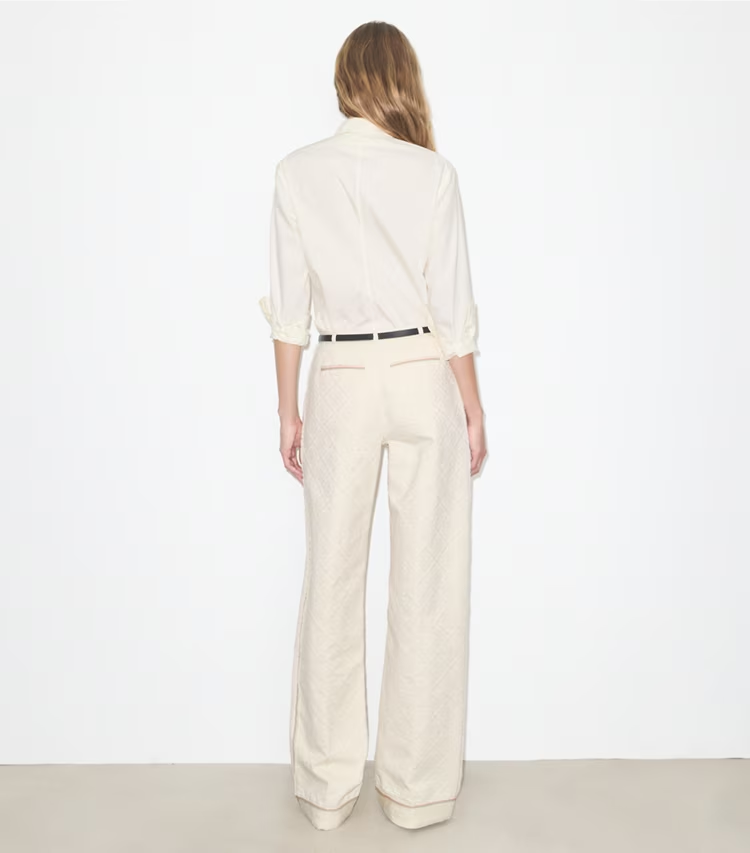 T Monogram Denim Pant - Image 3
