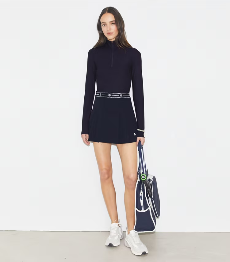 Tech Twill Logo Tape Tennis Skirt - Image 2