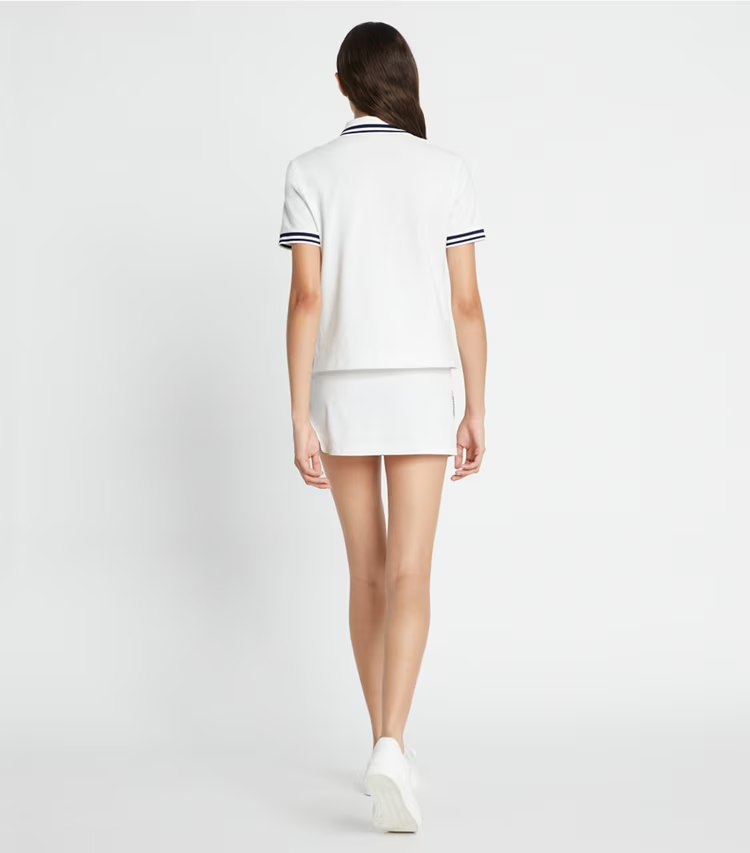 Tech PiquÉ Logo Stripe Tennis Skirt - Image 3