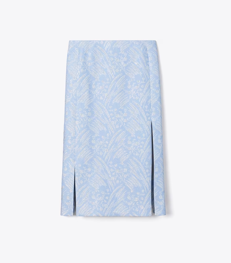 Silk Jacquard Skirt