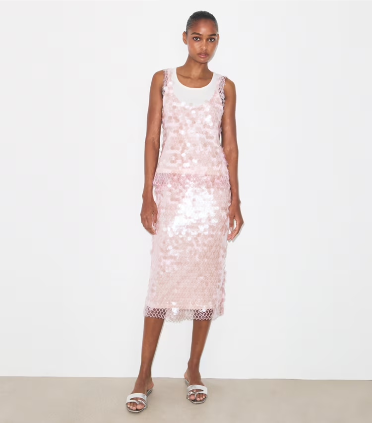 Sequin Mesh Skirt - Image 2