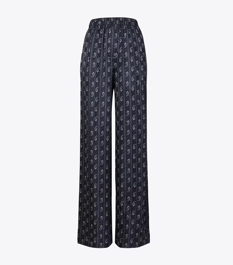 Relaxed-Fit Jacquard Pants