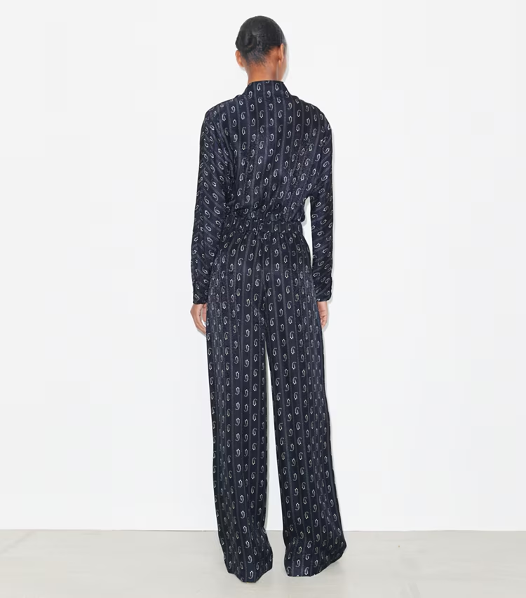 Relaxed-Fit Jacquard Pants - Image 3