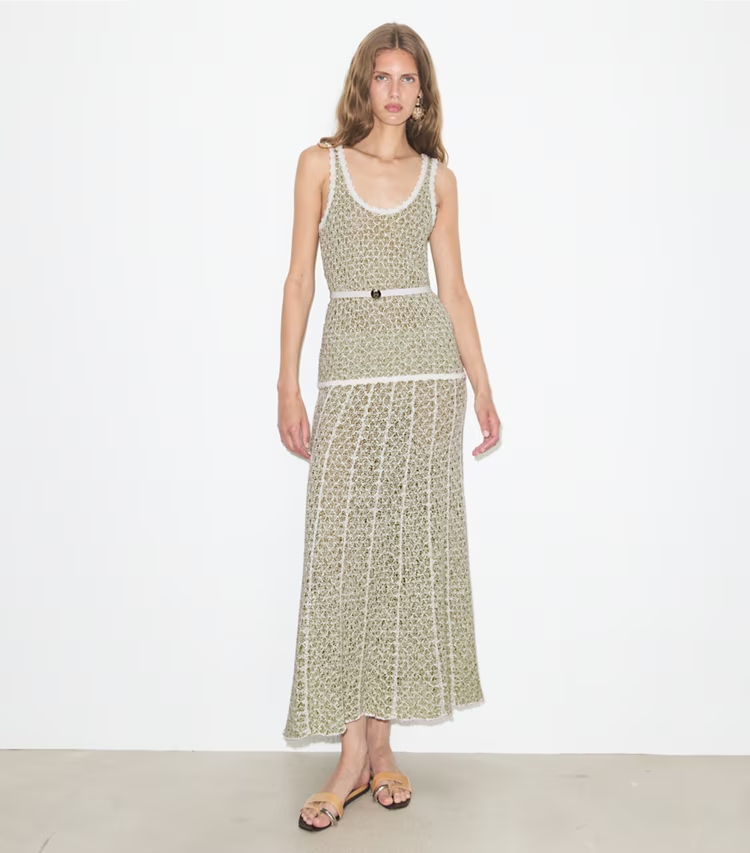 Pleated Knit Skirt - Image 2