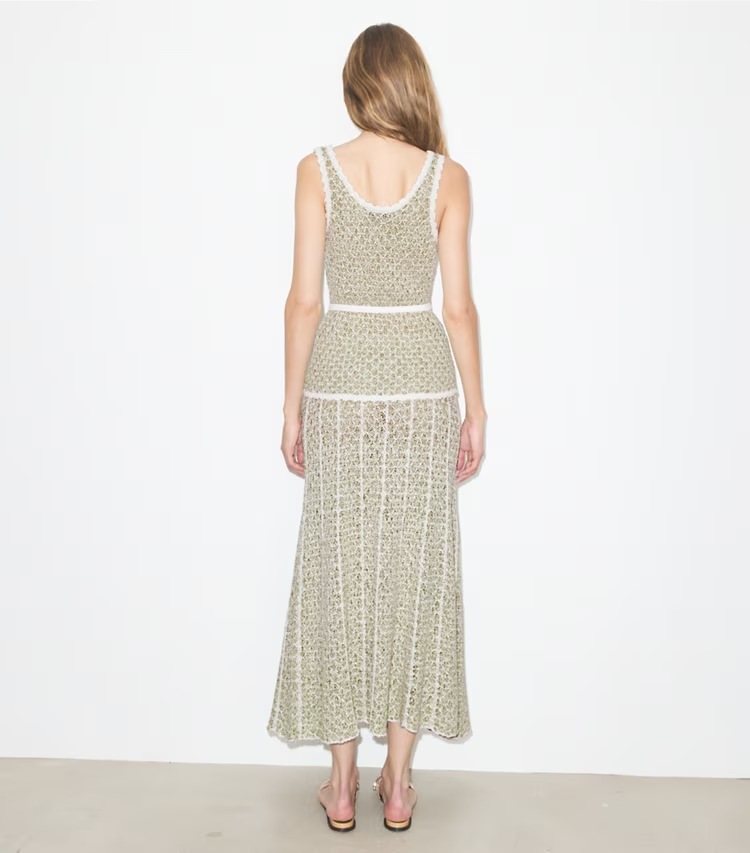Pleated Knit Skirt - Image 3