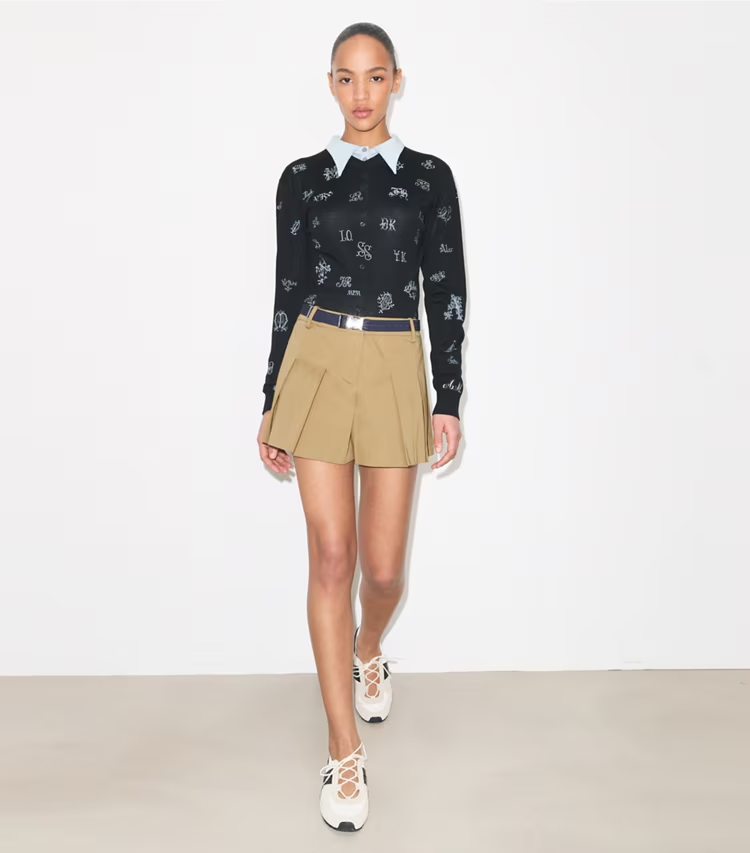 Micro Twill Pleated Short - Image 2