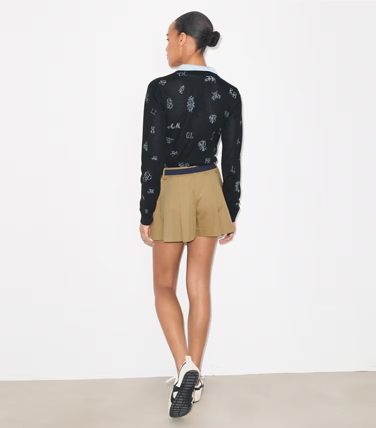 Micro Twill Pleated Short - Image 3