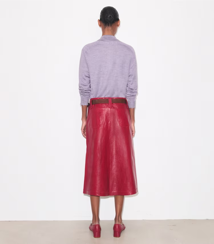 Leather Skirt - Image 3