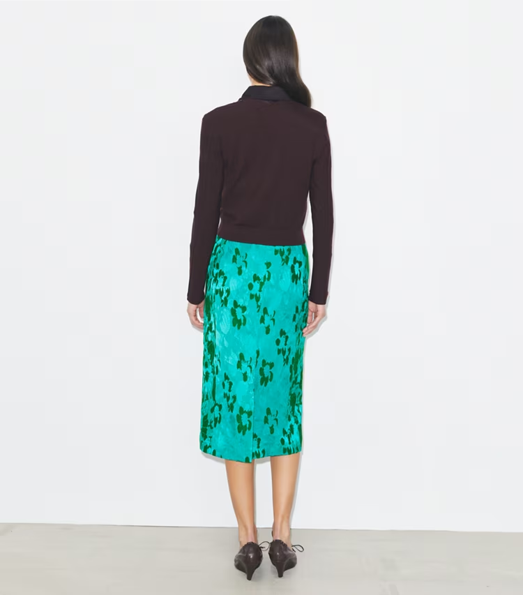 Jacquard Viscose Skirt - Image 3