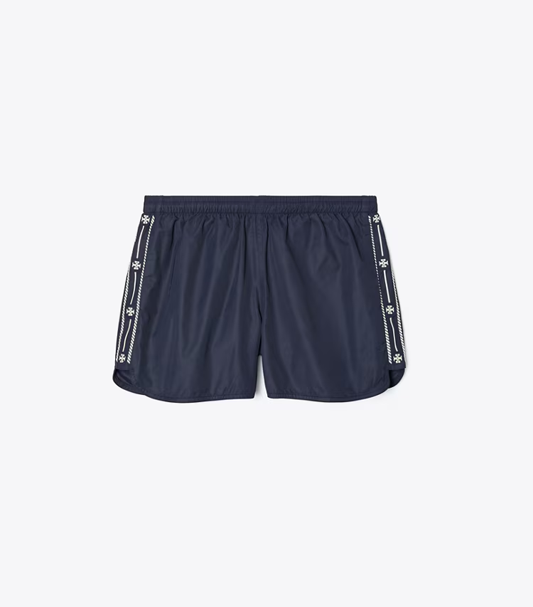 Embroidered Logo Nylon Short