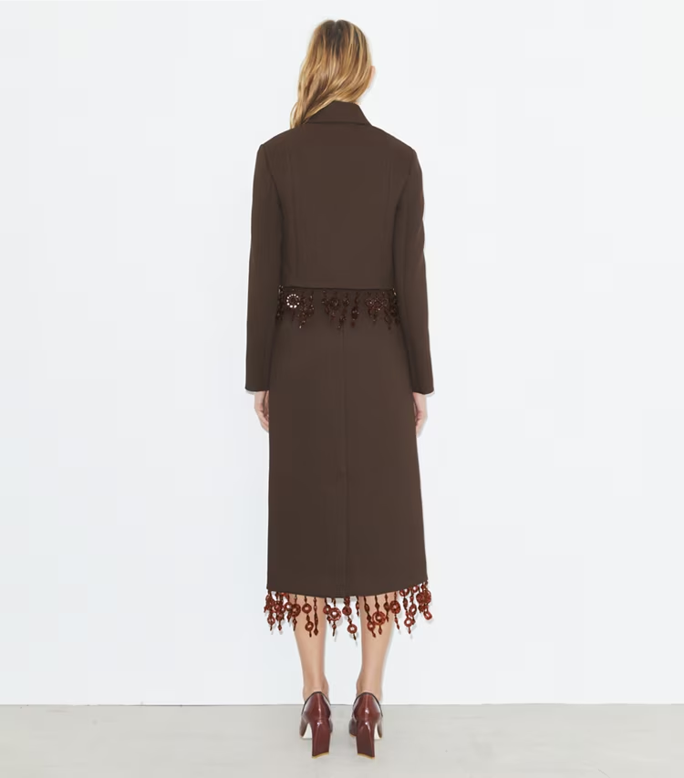 Embellished Crepe Skirt - Image 3