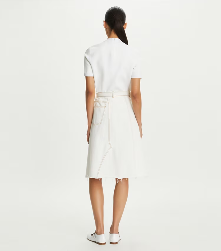 Denim Deconstructed Skirt - Image 3
