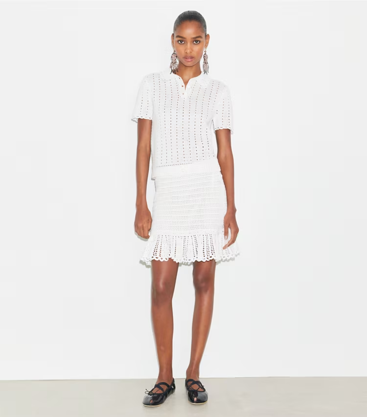Crochet Cotton Skirt - Image 2
