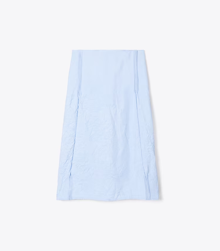 Crinkled Viscose Skirt