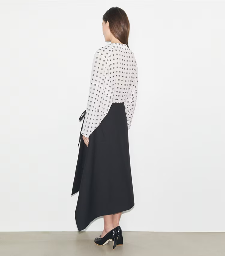 Cotton Wrap Skirt - Image 3