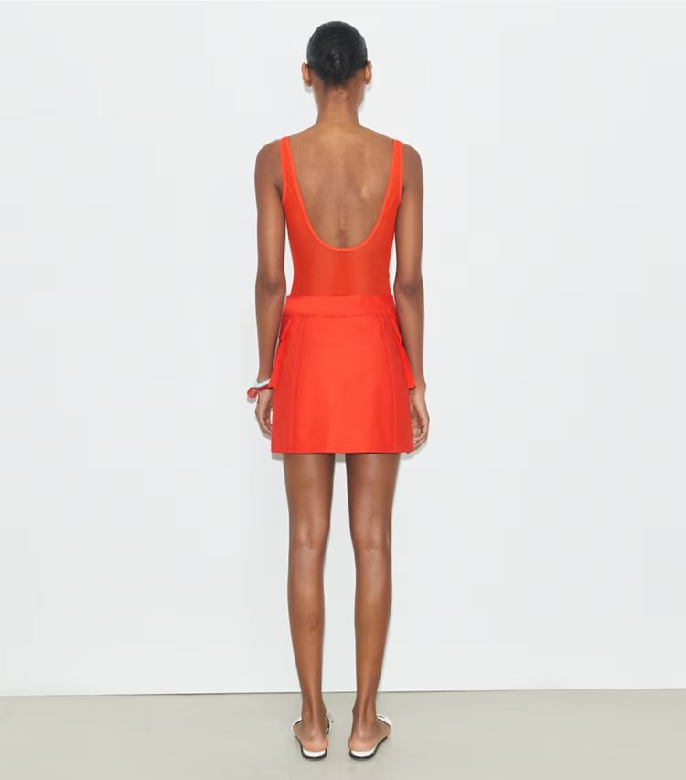 Cotton Mini Skirt - Image 3