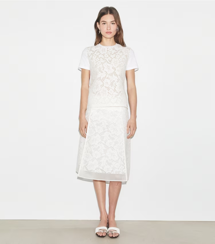Corded Lace Skirt - Image 2