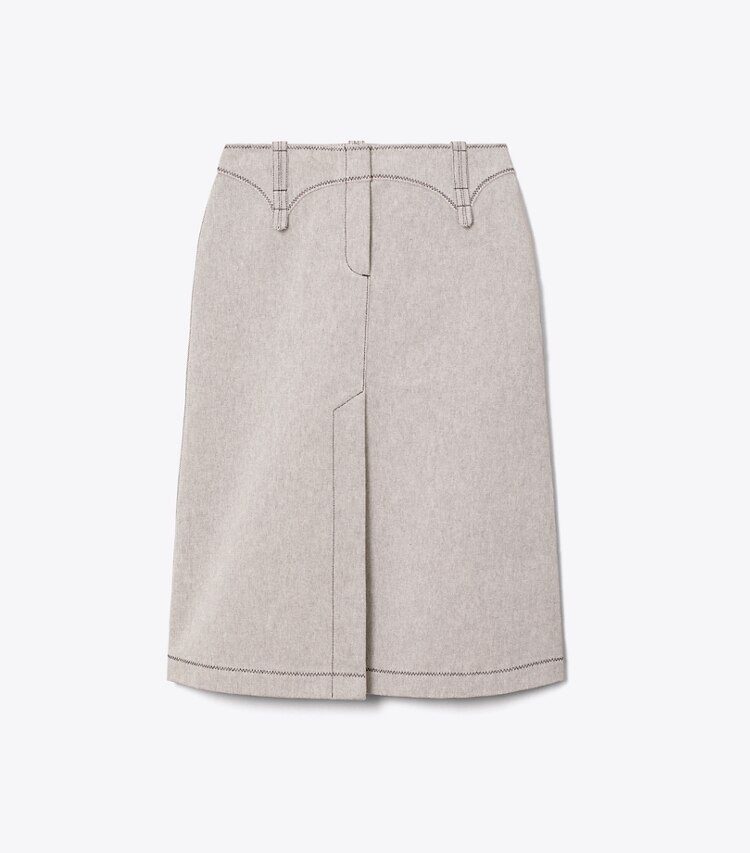 Cotton Canvas Skirt