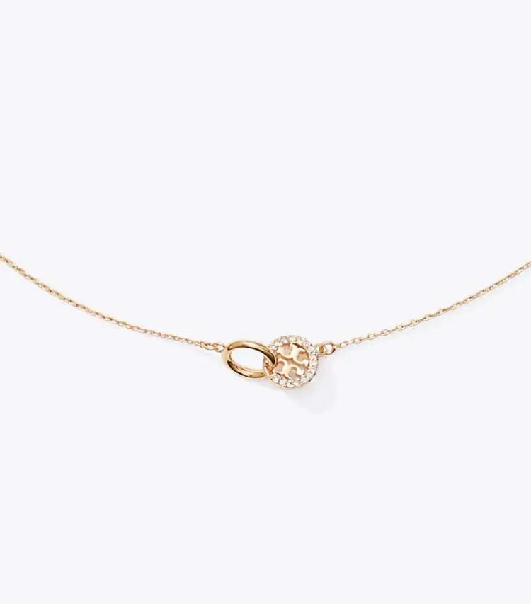 Icon PavÉ Interlocking Necklace - Image 2