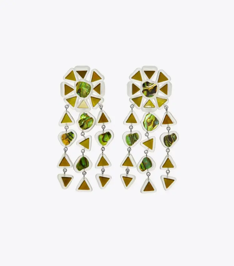Curiosity Resin Chandelier Earrings